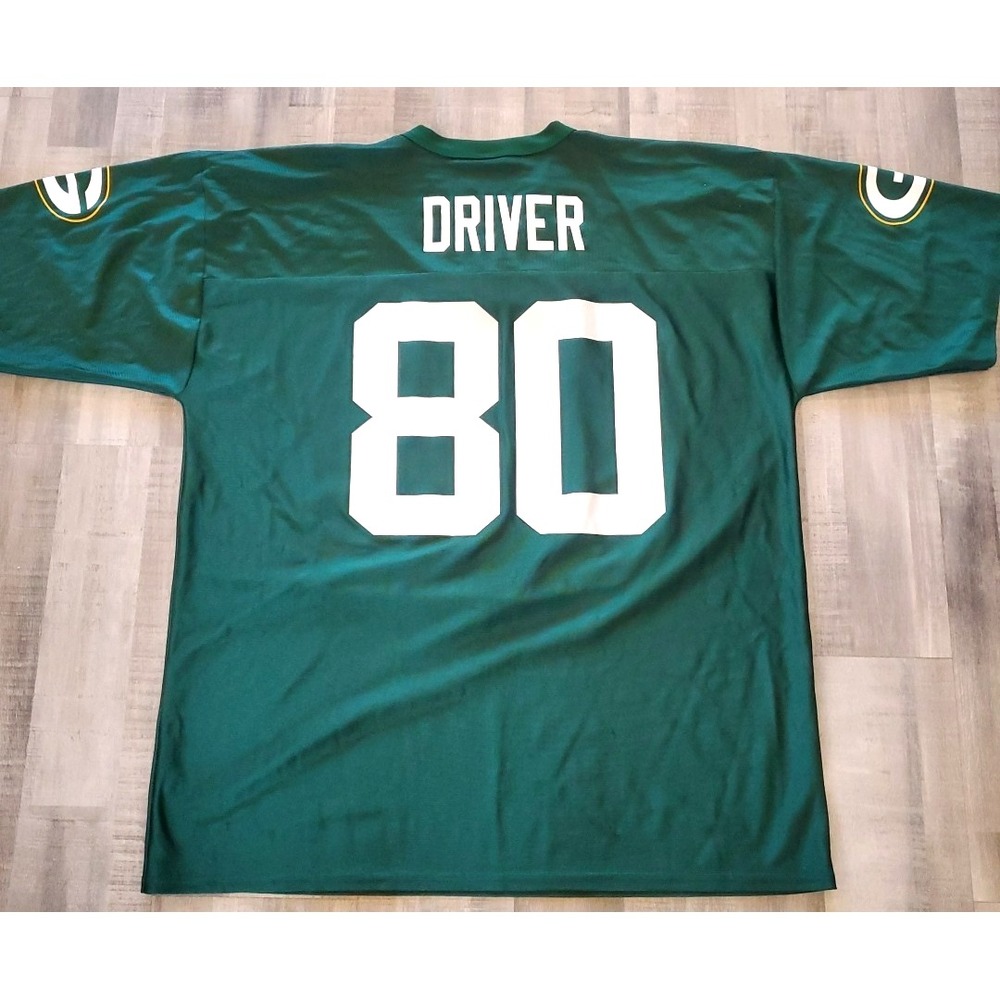 Green Bay Packers Jersey NFL #80 Donald Driver Size XL V neck - Picture 1 of 8